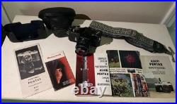 Vintage Asahi Pentax Spotmatic 35mm/Super Takumar 50mm Lens/Camera Caddy Strap Vintage Asahi Pentax Spotmatic 35mm/Super Takumar 50mm Lens/Camera Caddy Strap