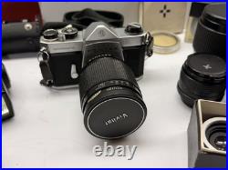 Vintage Asahi Pentax Spotmatic SP 35mm Camera Vivitar Lens Flash Accessories Lot