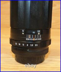 Vintage Asahi Super-Multi-Coated Takumar 13.5/135 Camera Lens in Case