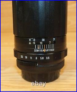 Vintage Asahi Super-Multi-Coated Takumar 13.5/135 Camera Lens in Case