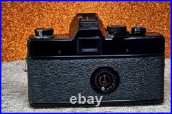 Vintage BLACK Minolta SRT-101 Camera, 50mm ROKKOR-PF lens Film tested & Working