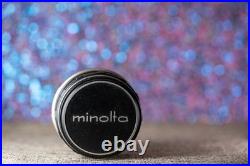 Vintage BLACK Minolta SRT-101 Camera, 50mm ROKKOR-PF lens Film tested & Working