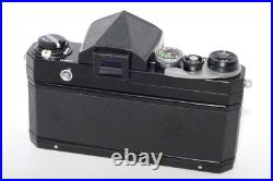 Vintage BLACK Nikon F 35mm SLR Camera withMotor Drive Plate. Prism. Box. Manual