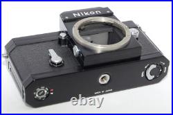 Vintage BLACK Nikon F 35mm SLR Camera withMotor Drive Plate. Prism. Box. Manual