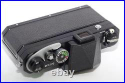 Vintage BLACK Nikon F 35mm SLR Camera withMotor Drive Plate. Prism. Box. Manual