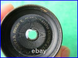 Vintage Bausch & Lomb Zeiss Protar 5 x 7 Series V Brass Camera Lens 1891