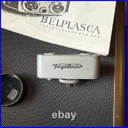 Vintage Belplasca Stereo Camera #02699 Carl Zeiss Jena Tessar 37.5 Lenses Manual