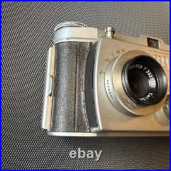 Vintage Belplasca Stereo Camera #02699 Carl Zeiss Jena Tessar 37.5 Lenses Manual
