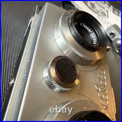 Vintage Belplasca Stereo Camera #02699 Carl Zeiss Jena Tessar 37.5 Lenses Manual