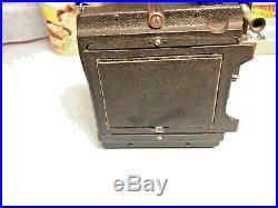 Vintage Black Speed Graphic 4 x 5 Camera withTessar 135mm 4.5 Lens