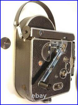 Vintage Bolex H16 16mm Reflex camera with 4 lenses, accessories & manuals