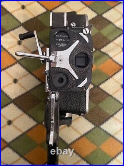 Vintage Bolex H16 Reflex camera Four lenses Tested working