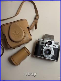 Vintage Bolsey C22 TLR Camera Wollensak Lens with Case Meter Filters