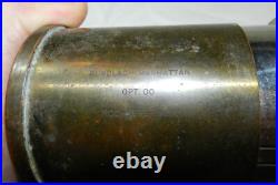 Vintage Brass camera Lens Gundlach-Manhattan Opt. Co. Rochester, NY 5 long