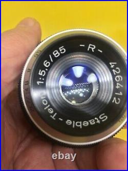 Vintage Braun Staeble-Telon 85mm Lens for Braun Super II camera. NEW