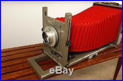 Vintage Burke and James 8x10 large format view camera with 14 inch Ektar Lens Ilex