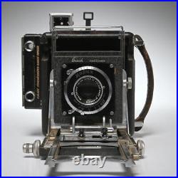 Vintage Busch Pressman Camera Wollensak 101mm Lense AS IS