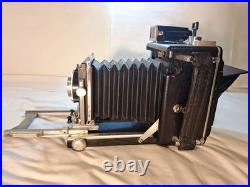Vintage Busch Pressman Model C Folding Camera w Graflex Trioptar 103mm f4.5 Lens Vintage Busch Pressman Model C Folding Camera w Graflex Trioptar 103mm f4.5 Lens