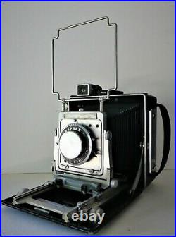 Vintage Busch Pressman Model D 4x5 Large Format Camera With 35mm F4.7 shutter Lens