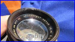 Vintage C, P, Goerz Apochromat Artar 19in. F11 Mouned Camera Lens #770437