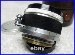 Vintage CANON 35mm f/2.8 Leica Screwmount LTM LENS for Rangefinder with CASE. EP