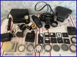 Vintage CANON F-1 SLR Film Camera with FD 50mm F1.4 SSC Lens + Accessories GREAT