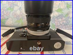 Vintage CANON F-1 SLR Film Camera with FD 50mm F1.4 SSC Lens + Accessories GREAT