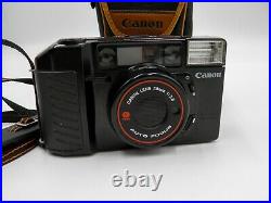 Vintage CANON Sure Shot AF35M II Autoboy 35mm Film Camera 38mm 12.8 Lens withCase