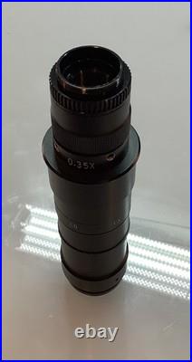 Vintage CCD Color Camera with Macro 0.35X Lens 0.67 4.5X Zoom Body