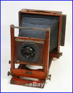 Vintage CONLEY 5x7 Wooden Camera + Kodak Lens and Holder