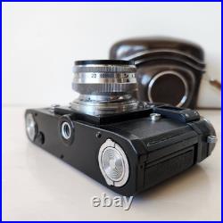 Vintage CONTAX III Zeiss Ikon Camera + Sonnar 50mm f/2 Zeiss Jena Lens AS IS
