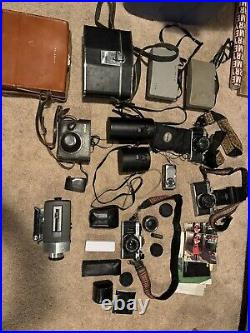 Vintage Camera And Lens Lot