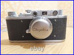 Vintage Camera Chiyotax Model IIIF Lens Taylor 3.5/50 (redesigned from FED)