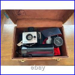 Vintage Camera Collector Canon + Polaroid Colorpack + Lenses + Case