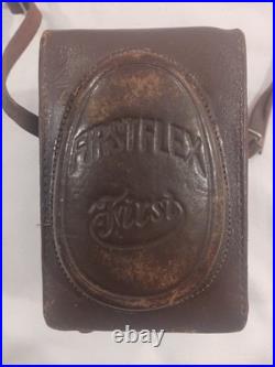 Vintage Camera Firstflex Twin Lens Reflex (TLR) 1950s with Leather Case UNTESTED