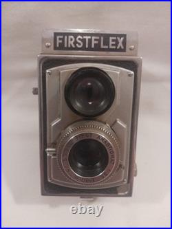 Vintage Camera Firstflex Twin Lens Reflex (TLR) 1950s with Leather Case UNTESTED