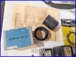 Vintage Camera & Lens Accessories incl Hoya Prisma Panagor Soligor +Case +Flash