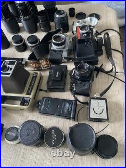 Vintage Camera Lens Collection Lot Mamiya Canon Vivitar Kodak Local Pickup