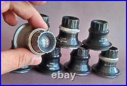 Vintage Camera Lens Lot 11 pieces Old lenses Set Industar and Jupiter USSR