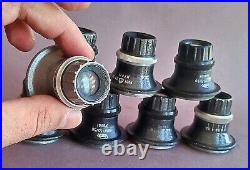 Vintage Camera Lens Lot 8 pieces Old lenses Set Industar and Jupiter USSR