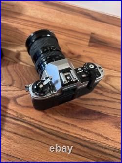 Vintage Camera & Lens Lot Canon A-1, Nikon FG-20, Opteka, Soligor, 12 Items