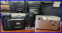 Vintage Camera & Lens Lot Polaroid Canon Minolta Nikkor Quantaray Tamron LOOK