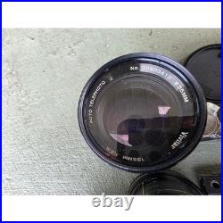 Vintage Camera Lens Lot Vivitar Soligor Tokina 135mm 80-200mm Light Meter Z3