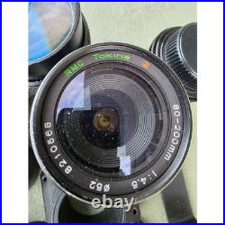Vintage Camera Lens Lot Vivitar Soligor Tokina 135mm 80-200mm Light Meter Z3