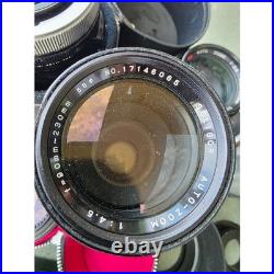Vintage Camera Lens Lot Vivitar Soligor Tokina 135mm 80-200mm Light Meter Z3