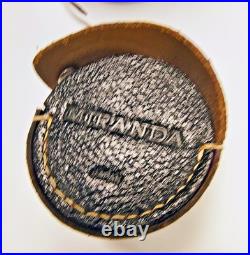 Vintage Camera Lens Pouch Soligor Nikon Miranda Argus 50mm f2.8 AGFA 30mm Hood