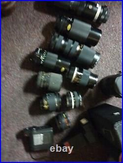 Vintage Camera Lenses Lot