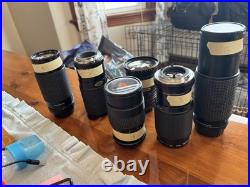 Vintage Camera Lenses Lot Of 6 Vintage Camera Lenses Lot Of 6