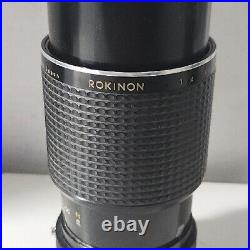 Vintage Camera Lenses Lot of 5 + Samigon + ROKINON + SUPER MAREXAR + RMC + SUNTA