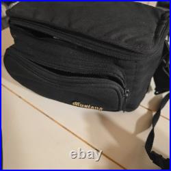 Vintage Camera Lot 2 Cameras, 3 Lens, 1 Flash, 2 Bags ++ RICOH KR-5 Super & KR-P